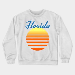 Florida Vintage sun Crewneck Sweatshirt